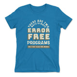 How Many Ways To Write Error Free Programs Womens T-Shirt in Turquoise color