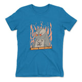 Natural Born Chiller Womens T-Shirt in Turquoise color