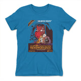 Cat Wars - Revenge Of The Dog Womens T-Shirt in Turquoise color