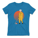 Kill Bill Mrs.santa Womens T-Shirt in Turquoise color