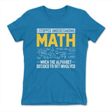 Why I Stopped Understanding Math Womens T-Shirt in Turquoise color
