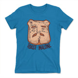 Toast Malone Womens T-Shirt in Turquoise color