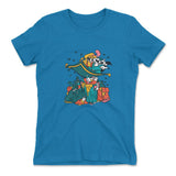 Raccoon Flying Aladdin Womens T-Shirt