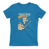 The Pandalorian Womens T-Shirt in Turquoise color