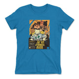 Cat Wars - The Vet Strikes Again Womens T-Shirt in Turquoise color