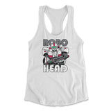 Robo Head Womens Racerback Tank