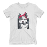 French Bulldog Womens T-Shirt in White color