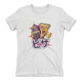 Pizza Kong Womens T-Shirt in White color