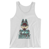 Robocat Men/Unisex Tank in White color