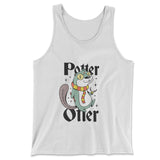 Potter Otter Men/Unisex Tank in White color