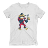 Dancing Monkey Jackson Womens T-Shirt in White color