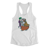 Iam Bearman Womens Racerback Tank in White color