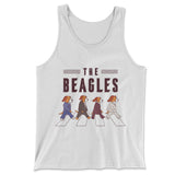 The Beagles Men/Unisex Tank in White color