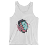 Phone Face Hugger Men/Unisex Tank in White color