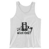 Never Forget The Old Stuff Men/Unisex Tank in White color