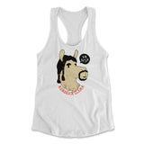 Kendrick Llama Womens Racerback Tank in White color