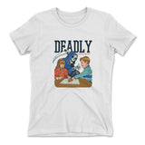 Deadly Games Womens T-Shirt in White color