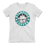 Starpugs Coffee Womens T-Shirt in White color