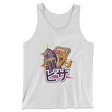 Pizza Kong Men/Unisex Tank in White color