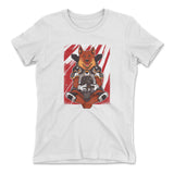 German Shepard Gamer Dog Womens T-Shirt in White color