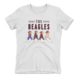 The Beagles Womens T-Shirt in White color
