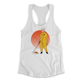 Kill Bill Mrs.santa Womens Racerback Tank in White color