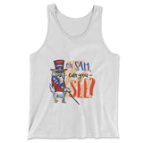 Oh Sam Can You See Men/Unisex Tank in White color