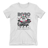 Robo Head Womens T-Shirt in White color