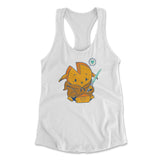 Baby Gouda Womens Racerback Tank in White color