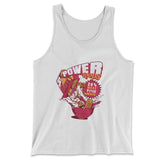 Power Loops Men/Unisex Tank in White color