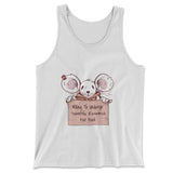 Willing To Undergo Scientific Research For Food Men/Unisex Tank in White color