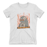 Natural Born Chiller Womens T-Shirt in White color